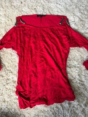 Bold Annabelle vintage y2k 2000s womenโs Red Women's Scoop Neck Tank Top tank to